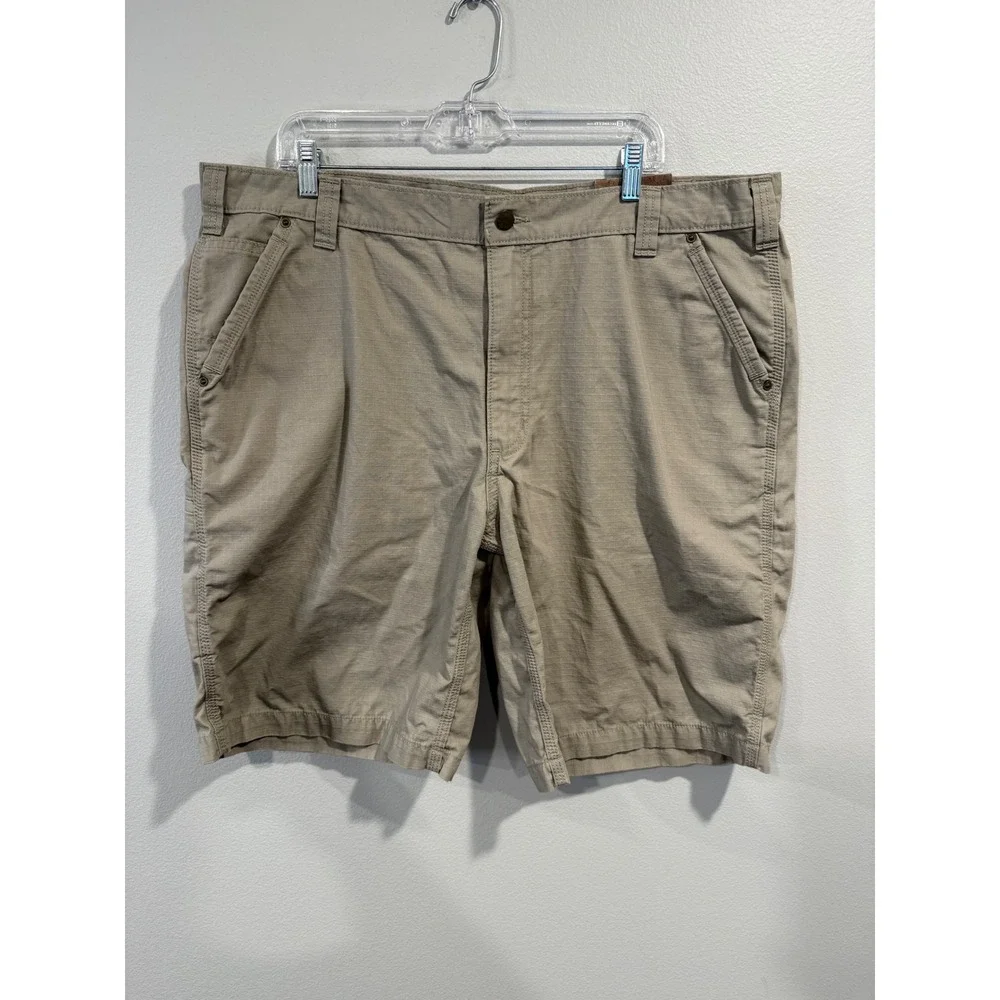 Carhartt Relaxed Fit Tacoma Ripstop Cargo‎ Shorts Khaki Men Size 42x10